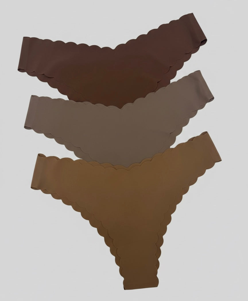 3 pcs Soft Triangle Panties
