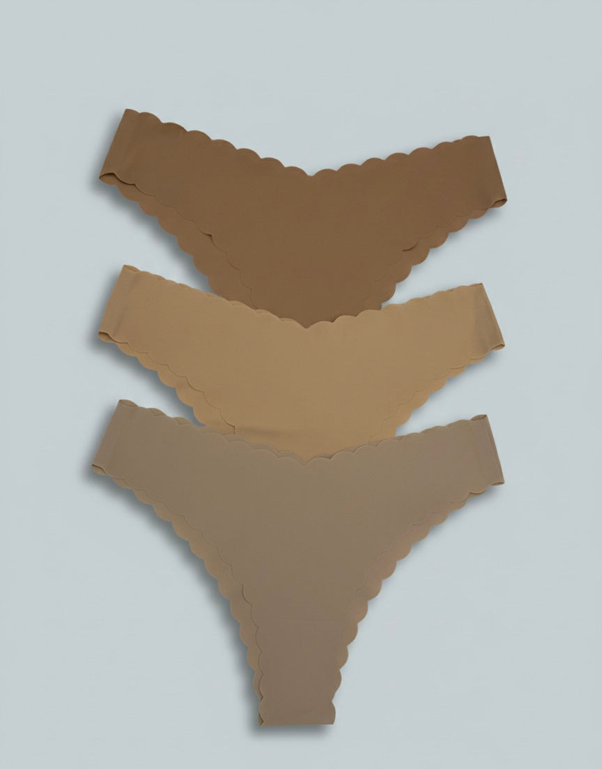 3pcs Soft Triangle Panties
